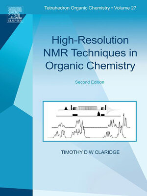 cover image of High-Resolution NMR Techniques in Organic Chemistry